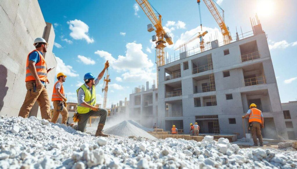 New construction material absorbs CO₂ and sets quickly for sustainable building