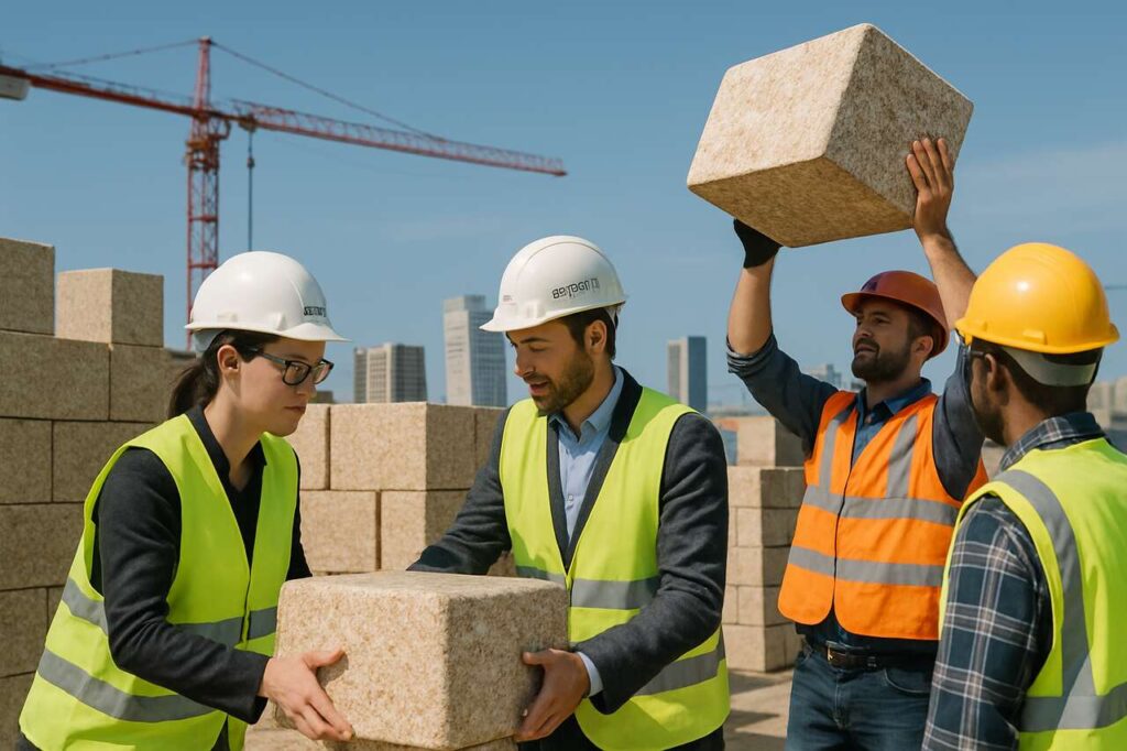 We think of mushrooms as food. But mycelium-based blocks could be the future of construction
