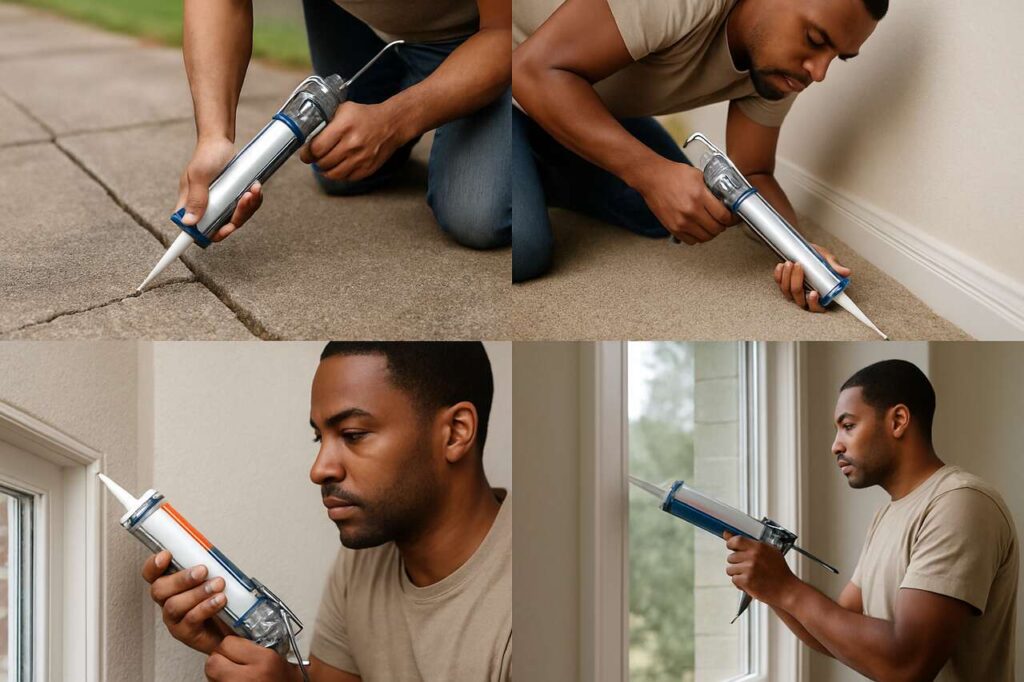10 Things You Can Fix in Your Home With Caulk, From Driveway Cracks to Loose Carpet